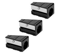 LUCKDANO Cue Tip Trimmer 3 Pièces Mini Ensemble d'outils de Façonnage de Pointe de Queue de Billard Portable-Accessoire en Métal Durable pour l'entretien de la Pointe de Queue, Léger et Facile à