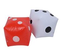 LUCKDANO Dice Gonflable, Ballons en Dés Gros Dés avec PVC Léger pour l'extérieur