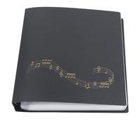 LUCKDANO Dolder de Partition, Dossier de Chorale Musique Dual Spring Design PP Le Dossier Matériel Contient jusqu'à 60 Pages , Utilisé pour Stocker des Partitions, des Dessins et d'autres Documents