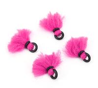 LUCKDANO Dorsey Yarn Indicator Indicateurs de Fil de Pêche à la Mouche - Lot de 4 Flotteurs à Crochet Légers pour Une Meilleure visibilité de Frappe et Un Réglage Facile (Pink)