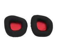 LUCKDANO Écouteurs d'écouteurs, Coussins d'oreille Remplacement des Coussinets 'Oreille de Casque avec Un Maillage Respirant 2pcs pour l'isolement du Bruit (Maillage Rouge)