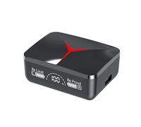 LUCKDANO Écouteurs sans Fil M90 avec 5.3, écouteurs de Sport, Commandes Tactiles, Intra-Auriculaires avec Microphone, étui de Chargement avec Batterie, Affichage Numérique, Sortie USB