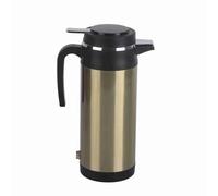 LUCKDANO Électrique dans la Voiture 1000ML 24V en Acier Inoxydable électrique dans la Voiture Bouilloire - Thermoses de Voyage Bouteille d'eau Chauffante pour l'eau Chaude en Déplacement (24V)