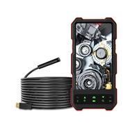 LUCKDANO Endoscope Industriel 1080P avec Caméra d'inspection étanche à écran Couleur IPS de 4,5 Pouces avec Emplacement pour Carte TF pour Tuyaux Domestiques et Maintenance Mécanique (Types 3 et 2M)