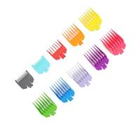 LUCKDANO Ensemble de 10 Peignes de Guidage pour Tondeuse à Cheveux - Peignes de Limite en ABS Durables pour une Coupe de Précision - Compatible avec les Modèles - Idéal pour les Débutants et les