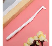 LUCKDANO Ensemble de 3 Brosses à Dents Orthodontiques - Brosse de Nettoyage Dentaire à Petite Tête pour Appareil Dentaire avec Protection des Gencives - Poignée Ergonomique et Poils Souples - (WHITE)