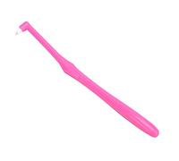 LUCKDANO Ensemble de 3 Brosses à Dents Orthodontiques - Brosse de Nettoyage Dentaire à Petite Tête pour Appareil Dentaire avec Protection des Gencives - Poignée Ergonomique et Poils Souples - (Rose