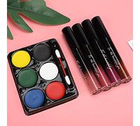 LUCKDANO Ensemble de Brillants à Lèvres Cosmétiques Longue Durée pour Maquillage Halloween, Rouge à Lèvres Liquide Mat Lisse, Texture Non Collante, qualité Cosmétique Supérieure Sûre pour (Groupe 02)