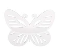 LUCKDANO Étagère à Papillon, Décoration étagères Flottantes Mignonnes 33x12x27cm en PVC Mural de Forme Rurale Décoration Maison avec Vis