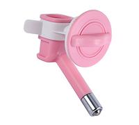 LUCKDANO Fountaine d'eau, 10 * 12 * 8cm 128g Drinkwell Pet Fountain Chien Dispensateur d'eau de Chenil avec Sortie en Acier Inoxydable Baule Flexible pour Chien Cat Squirrel Rabbit Autres (Rose)