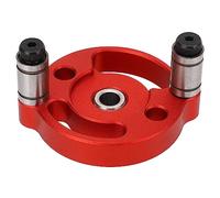 LUCKDANO Gabarit à Chevilles, Gabarit de Gigot de Forage pour Trous Droits avec 8 Tailles Différentes de Bagues de Forage en Aluminium en Alliage Auto-centrage Autoprocrophétal pour une Adaptation