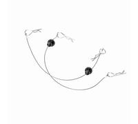 LUCKDANO Goupille de Corps -jeu de Broches de Pince de Fil de Coque de Corps Perdu pour Clips Métalliques de Voiture HSP ECX /10 RC Rouge (BLACK)