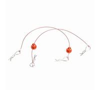 LUCKDANO Goupille de Corps -jeu de Broches de Pince de Fil de Coque de Corps Perdu pour Clips Métalliques de Voiture HSP ECX /10 RC Rouge (rouge)