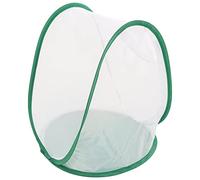 LUCKDANO Grande Cage Verte en pour Insectes - pour Papillons, Pliable avec Poignée pour l'observation et l'alimentation des Insectes - Polyester Durable, Bonne Circulation d'air, 33 X
