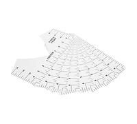 LUCKDANO Guide des Règles de Tshirt, Dirigeants de Couture (Round Neck Ruler White Style)