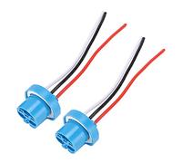 LUCKDANO Harnais de Prise Femelle 9007 - Adaptateur Robuste pour Phare et Antibrouillard - Compatibilité Universelle 12 V-24 V - ABS et Nylon Durables pour un éclairage amélioré - Plug and Play Facile