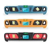 LUCKDANO Indicateur de Niveau à Affichage Numérique Multifonctionnel HW-200 avec Attraction Magnétique, 3 Modes et Rétroéclairage, Règle d'angle Précise pour la Construction, Les Machines et la