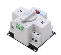 LUCKDANO Inverseur Générateur Commutateur de Transfert Automatique Double Puissance 2P 63A pour la Maison et l'industrie 230V AC avec fonctionnalité Automatique et Affichage de l'état