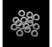 LUCKDANO Jeu de 105 Joints de Rondelle en Acier Inoxydable - Kit d'assortiment de Bagues d'étanchéité Plates de Type O pour M3 M4 M5 M6 M8 M10 - Durable, Résistant à la Corrosion, Parfait pour un