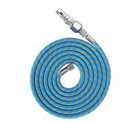 LUCKDANO Kit d'adaptateur de Tuyau d'air pour Aérographe tressé, Construction en Nylon Durable, Longueur de 6,0 Pieds pour les Connexions de Pistolet de Pulvérisation et de Compresseur 'air