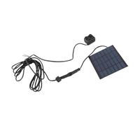 LUCKDANO Kit de Mini Pompe de Fontaine Solaire avec Panneau Solaire - Pompe à Eau pour Jardin, Bain d'oiseaux et Décoration d'étang - Hauteur 'Eau de 30 à 60 Cm - Installation Facile