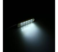 LUCKDANO Lampe Magnétique pour Machine à Coudre à Col de Cygne - 10 LED de luminosité, Positionnement Flexible, économe en énergie, Cordon d'alimentation de 1,4 M (plastique)