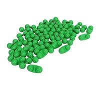 LUCKDANO Leurres de Pêche en Métal à Double Hochet, 50 Pièces, Leurres de Mer, Perles D'attraction de Poisson avec étui en Plastique pour la Pêche en Eau Salée et en Eau Douce (Green)