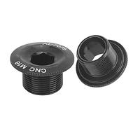 LUCKDANO Lot de 2 Boulons de Manivelle de Vélo de Montagne en Alliage D'aluminium Haute Résistance pour Pédalier Creux intégré Prowheel (M18 Noir)