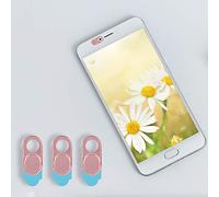 LUCKDANO Lot de 3 Capuchons d'objectif en Métal pour Webcam et Tablettes - Idéal pour la Cyberprotection - Design Adhésif Ultra Fin Compatible avec la Plupart des Ordinateurs Portables et Tablettes