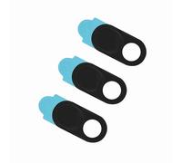 LUCKDANO Lot de 3 Capuchons d'objectif en Métal pour Webcam et Tablettes - Idéal pour la Cyberprotection - Design Adhésif Ultra Fin Compatible avec la Plupart des Ordinateurs Portables et Tablettes