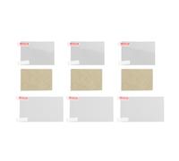 LUCKDANO Lot de 3 Films de Protection d'écran pour Nouvelle Console 3DS XL LL - Ultra Transparent, Anti-lumière Bleue, Résistant aux Rayures, dureté 9H, Couverture Complète avec clarté HD