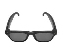 LUCKDANO Lunettes de Caméra Intelligentes Lunettes Intelligentes Alimentées par AI avec Caméra 4K Transcription Vocale de Traduction en Temps Réel pour Une Utilisation en Plein Air à (Black)
