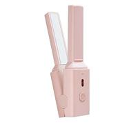 LUCKDANO Mini Hair Sailener Curler USB Flat Iron Portable Travel Styling Tool pour Dormitory Hotel (PINK)