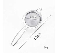 LUCKDANO Mini Passoire à thé de 6,5 Cm - Tamis à Mailles Fines en Acier Inoxydable Durable pour un thé, des Cocktails et des épices Parfaits - Filtrage Effort pour une Utilisation à la Maison et au