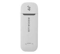 LUCKDANO Modem USB 4G USB Portable Hotspot WiFi LTE Routeur WiFi Mobile 4G Plug and Play Internet Haut Débit pour 10 Appareils avec Emplacement pour Carte SIM Cryptage WPA2 (White)