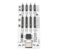 LUCKDANO Module Adaptateur Série USB vers 8 USB vers 8 Voies TTL 3,3 V CH348 Contrôle Indépendant 1200 BPS à 6 Mbps Convertisseur de Type C vers TTL pour et