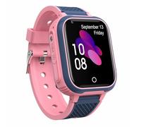 LUCKDANO Montre Intelligente pour Enfants LT21 4G pour Garçons et Filles | Montre d'appel Vidéo Intelligente | IP67 étanche | Suivi GPS, SOS, Caméra, Alarme | Cadeau Parfait pour Les Enfants (Pink)