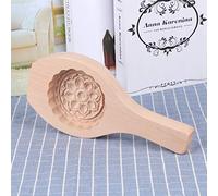 LUCKDANO Moule à Gâteau de Lune DIY aux Jolis Motifs - Moule à Pâtisserie en Bois - Convient pour les Gâteaux de Lune Faits Maison avec les Enfants et les Familles - 24,9 X 11,4 X 2,3 Cm (N°06)