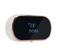 LUCKDANO Moussage Automatique Moussant de Mur électrique sans Touche monté USB Rechargeable pour la Cuisine de la Salle de Bain (White)