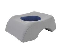 LUCKDANO Oreiller Face vers le Bas Oreiller Face vers le Bas, Appui-tête Creux Ergonomique Doux, de Massage pour Lits de beauté, gris-bleu. (Gris Bleu)