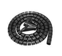 LUCKDANO Organisateur de Câbles en Spirale Flexible, Tube D'enveloppe de Fil de Protection de Cordon avec Solution Zippée pour Câbles D'ordinateur de Télévision de Bureau à Domicile (1. Rose Kham*)