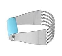 LUCKDANO Outil de Mélangeur de Pâtisserie Mélangeur de Pâte et -pâtisserie Professionnel en Acier Inoxydable - Outil Robuste avec Poignée Ergonomique pour Boulangers (BLUE)