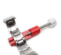 LUCKDANO Outil de Retrait et de Réparation de Broches de Maillons de Bracelet de Montre pour la Plupart des Bracelets de Montre - Ajustements Faciles à Faire Soi-même - Conception Compacte et (Rouge)