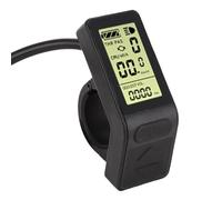LUCKDANO Panneau D'affichage LCD Couleur de Vélo électrique avec Connecteur SM à Boutons Externes, Facile à Installer pour Divers Vélos électriques et Scooters Day and Night Travel