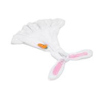 LUCKDANO Pâques Bunny Goose Tenue Mignonne en Peluche en Peluche Blanc Rose Vestige pour Décoration Festive