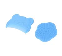 LUCKDANO Peigne pour bébé pour 2 Pièces - Brosse de Bain en Silicone Sensoriel Doux pour Nouveau-nés - Outil de Nettoyage Doux du Cuir Chevelu - Idéal pour les Croûtes de Lait et les Démangeaisons