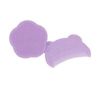 LUCKDANO Peigne pour bébé pour 2 Pièces - Brosse de Bain en Silicone Sensoriel Doux pour Nouveau-nés - Outil de Nettoyage Doux du Cuir Chevelu - Idéal pour les Croûtes de Lait et les Démangeaisons