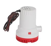 LUCKDANO Pompe de Cale pour Bateau Pompe de Cale Silencieuse 2000 GPH Submersible DC de Vidange pour étang Piscine Marine RV - à Eau 12 V avec Plastique Résistant à la Corrosion (24V)