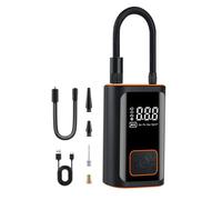 LUCKDANO Pompe Gonflable de Voiture sans Fil - Gonfleur de Pneu Portable avec Affichage Numérique, Compresseur d'air 150 Psi pour Voitures, Vélos et Ballons, Comprend Un Chargeur de Type C, Un Tube