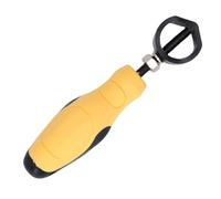 LUCKDANO Porte-tampon en Métal - Poignée de sécurité en Acier Robuste pour Matrice de Marquage - Design Ergonomique avec Serrage sécurisé - Pince Auxiliaire Polyvalente pour l'artisanat du Cuir